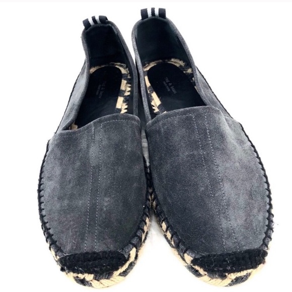 Rag & Bone Del Ray Espadrille Flats Black & Tan - Picture 4 of 8